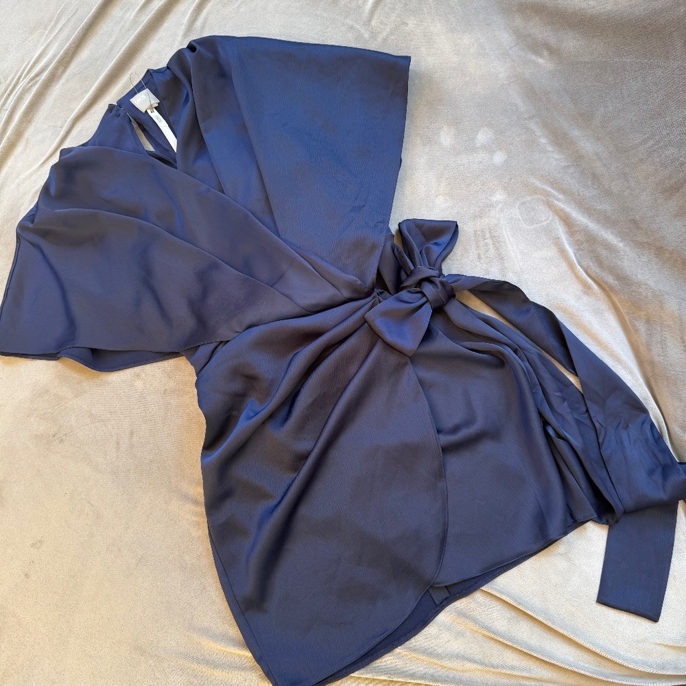 ASOS Mini Wrap-Style Dress - Picture 4 of 9